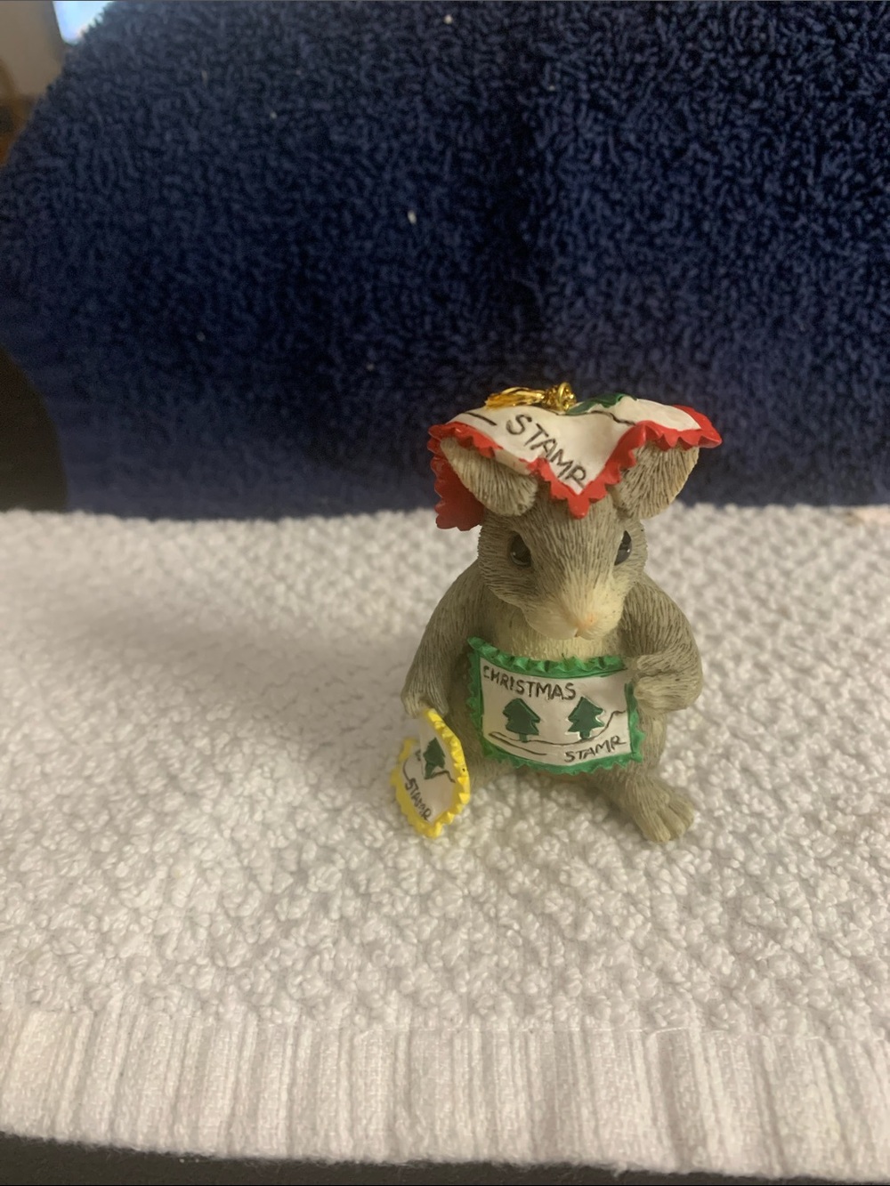 Charming tails “Christmas Stamps Ornament “
